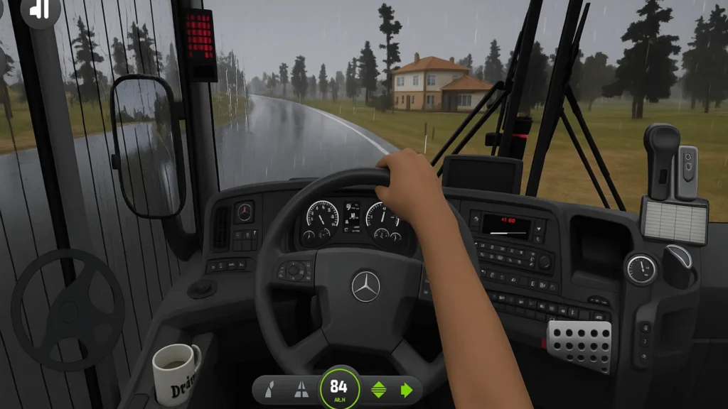 Bus Simulator Ultimate MOD iOS v2.2.8 | Unlimited Money 7 Smooth interface designed for the driver Feature
